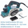 Makita KP0800 - Profesionálny a kompaktný elektrický hoblík so šírkou záberu 82 mm. Dvojnožový kvalitný hoblík s obojstrannými nožmi.