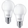 Philips 2PAK LED žiarovka E27 A60 8W = 60W 806lm 2700K Warm