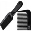 Kadernícky hrebeň na česanie a strihanie Ponik's čierny