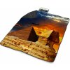 Sablio Plážová deka Pyramidy 200x140