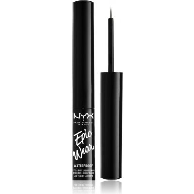 NYX Professional Makeup Epic Wear Metallic Liquid Liner dlhotrvajúce gélové očné linky 02 Gun Metal 3,5 ml