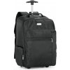 AVENIR. Batoh na notebook na kolieskach 17'' z materiálu polyester 1680D a 300D - Čierna
