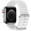Remienok na hodinky APPLE WATCH 42/44/45mm biele DUX DUCIS OCEAN WAVE (Športový silikónový remienok pre Apple Watch 42/44/45 mm)