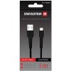 Swissten 71505540 dátový USB - LIGHTNING, 1m, černý