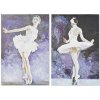 Plátno DKD Home Decor Borovica Plátno 40 x 1,8 x 60 cm