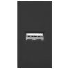 Modul NOEN - 1xUSB nabíjací polmodul čierny (ORNO)