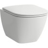 LAUFEN Lua Pack závesné WC Rimless s hlbokým splachovaním, 360 x 520 mm, biela + Slim WC sedadlo Softclose, H8660800000001