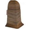 Vonkajší roh Vilo PVC 4 x 55, dĺžka 10 cm, dub