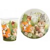 Narodeninová sada Lesní priatelia poháre tanieriky