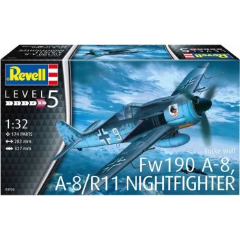 Revell Focke-Wulf Fw 190 A-8/R11 Nightfighter Luftwaffe Plastic ModelKit  03926 1:32 od 46,93 € - Heureka.sk