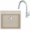 Franke Sety Kuchynský set G254SA, fragranitový drez MRG 610-52 RTL a batéria FS 3229.031, sahara/chróm 114.0700.704
