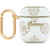 Guess Gua2Pg4Gph Airpods 1/2 Cover Biały/Biela 4G Hook GUA2PG4GPH