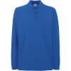 Fruit of the Loom Polokošile Premium Polo LSL, dlouhý rukáv COT16331045003-royal blue L Modrá královská