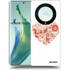 Picasee silikónový čierny obal pre Honor Magic5 Lite 5G - Veľké srdce