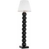 Argon Fudżi stojaca lampa 1x15 W biela-čierna 4059