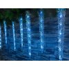 MagicHome Reťaz Icicle 65x LED ľadovo modrá 8 funkcií 230 V 50 Hz IP44 exteriér osvetlenie L-2,70 m