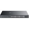 TP-Link ES228GMP 2x GLan, 24x GLan s PoE+, 2x SPF, 384W, 19