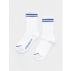 Polar Skate Rib 2 Stripes (white/blue) 35-38, biela
