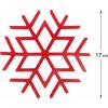 Silikónová podložka pod hrniec - krištál - červená - 17 cm