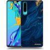 Picasee silikónový čierny obal pre Huawei P30 - Blue
