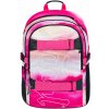 BAAGL Školský batoh Skate Pink Stripes