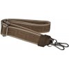 NovaKabelka.sk Látkový prídavný popruh tracolla 397 hnedá