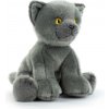 BARRADO CATS Ruská modrá mačka realistická plyšová hračka 28cm 16002645