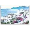 Vymalujsisam.sk Diamantovanie podľa čísiel - Santorini Veľkosť: 40x60cm, Rám: Na kartónovej doske, Diamanty: Hranaté
