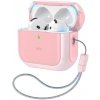 Pouzdro AirPods 4 Orbit Hybrid (růžové)