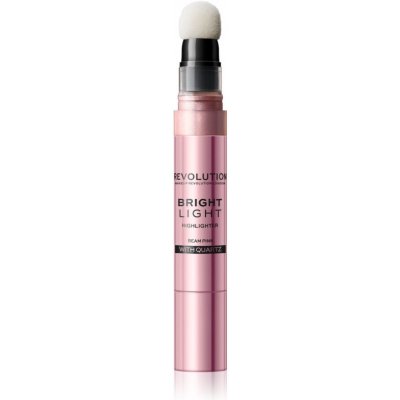 Makeup Revolution Bright Light krémový rozjasňovač odtieň Beam Pink 3 ml
