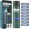 Gillette Mach3 8 ks + gel 200 ml