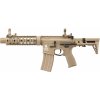 Airsoft samopal Lancer Tactical LT - 15 M4 Gen2 PDW - S Combo, AEG tan