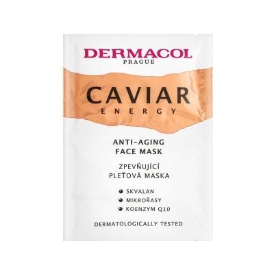 Dermacol Caviar Energy vyživujúca maska Anti-Aging Face Mask 15 ml