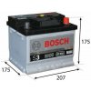 Bosch autobatérie 41Ah, S3 12V 360A, 0 092 S30 010
