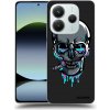 Picasee silikónový čierny obal pre Xiaomi Redmi Note 14 5G - EARTH - Lebka 3.0