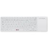 Klávesnica C-TECH WLTK-01, biela - CZ/SK (WLTK-01W)
