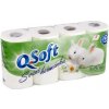 Q Soft 3-vrstvový toaletný papier s vôňou kamiliek 8ks