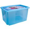 OKT Fashion Frozen Plastový box 45 l modrý s víkem 55x39,5x29,5 cm