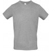 Tričko pánske B&C Basic šedá 4XL B&C BB02E1512