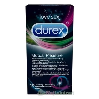 DUREX Mutual Pleasure kondómy s benzokaínom 10ks