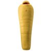 Deuter ASTRO PRO 1000 turmeric-redwood výška osoby do 185 cm - levý zip; Žlutá spacák