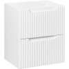 CMD Skrinka do kúpeľne NOVA WHITE 82-50-2S biela laminát 50 cm x 57 cm x 39 cm