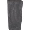 Prosperplast Kvetináč s vkladom URBI SQUARE BETON EFFECT antracit 29,5 cm