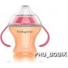 BabyOno hrnček netečúci s mäkkým náustkom Natural Nursing oranžový 180 ml