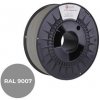 Tlačová struna (filament) C-TECH PREMIUM LINE, PETG, šedý hliník, RAL9007, 1,75mm, 1kg 3DF-P-PETG1.75-9007