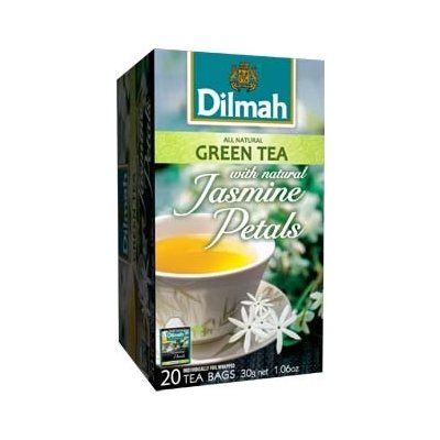 Dilmah Jasmine Petals zelený čaj 20 x 1,5 g