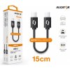 Datový kabel ALIGATOR POWER USB-C/USB-C 15cm