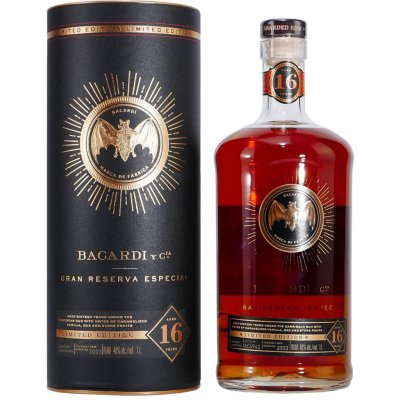 Bacardi Gran Reserva Especial 16y 45% 1 l (Tuba)