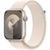 Apple Watch Series 9 GPS 45mm Hviezdne biely hliníkové telo - Hviezdne biely prevliekací remienok / 140-245 mm