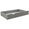 TEXTILOMANIE Úložný box pod posteľ 98 cm, sivý